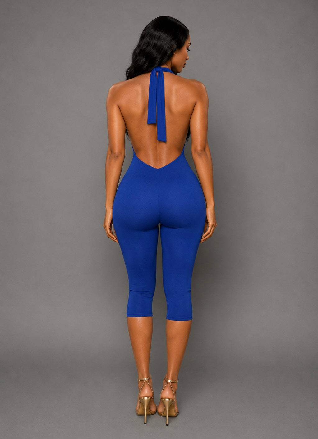 BLUE HUE ROMPER