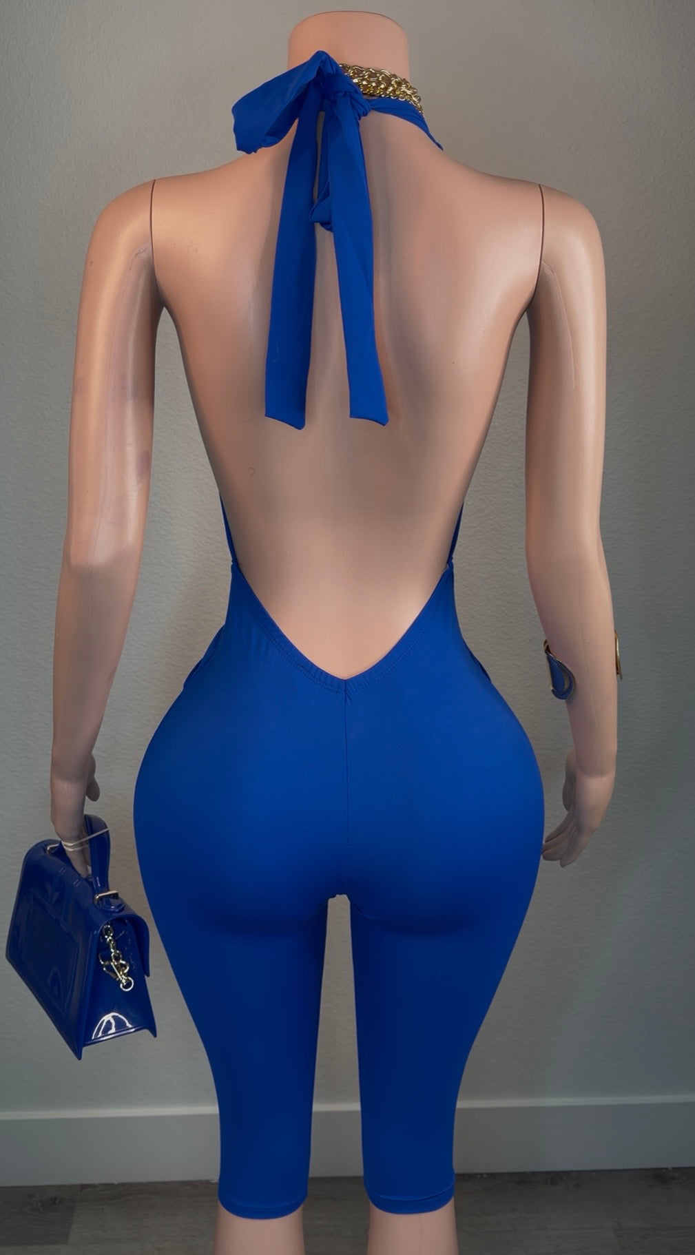 BLUE HUE ROMPER