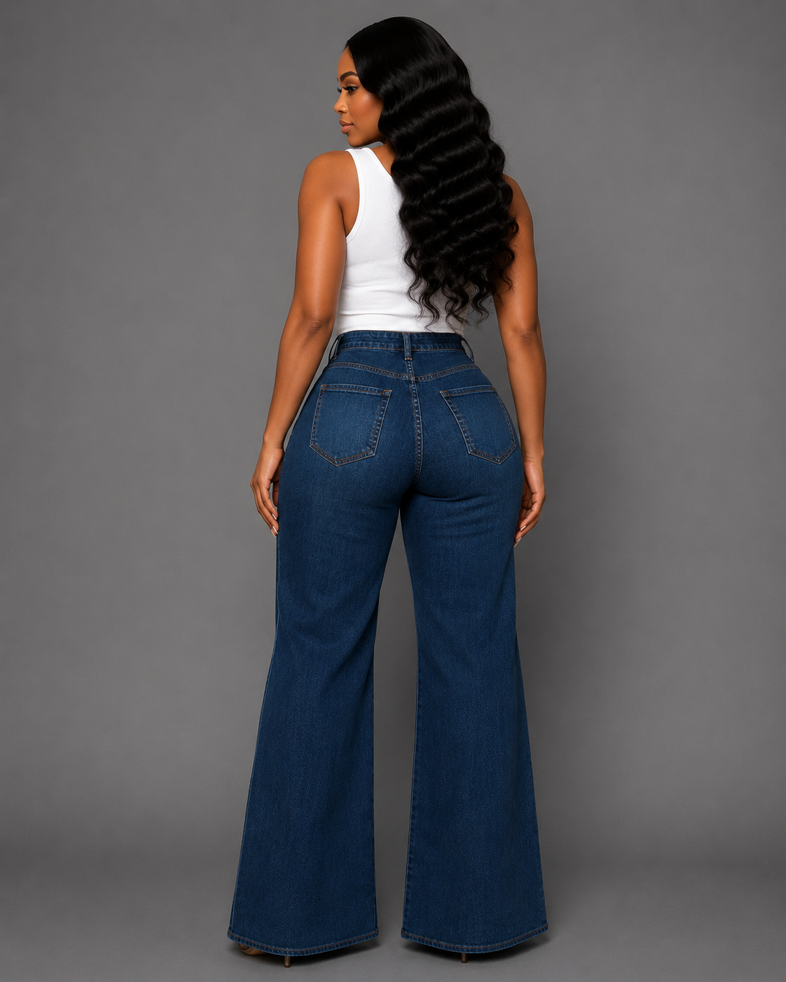 SHEILA HIGH WAIST WIDE LEG DENIM