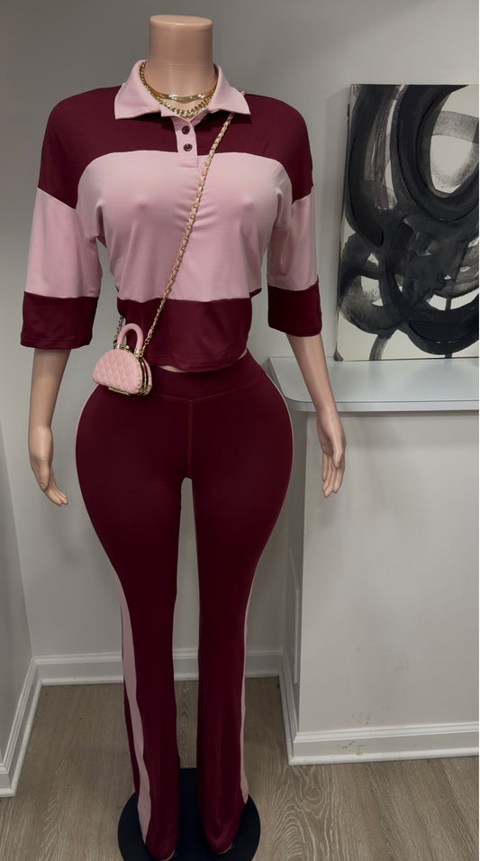 BURGUNDY BELLE SET
