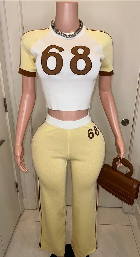 VARSITY PANT SET