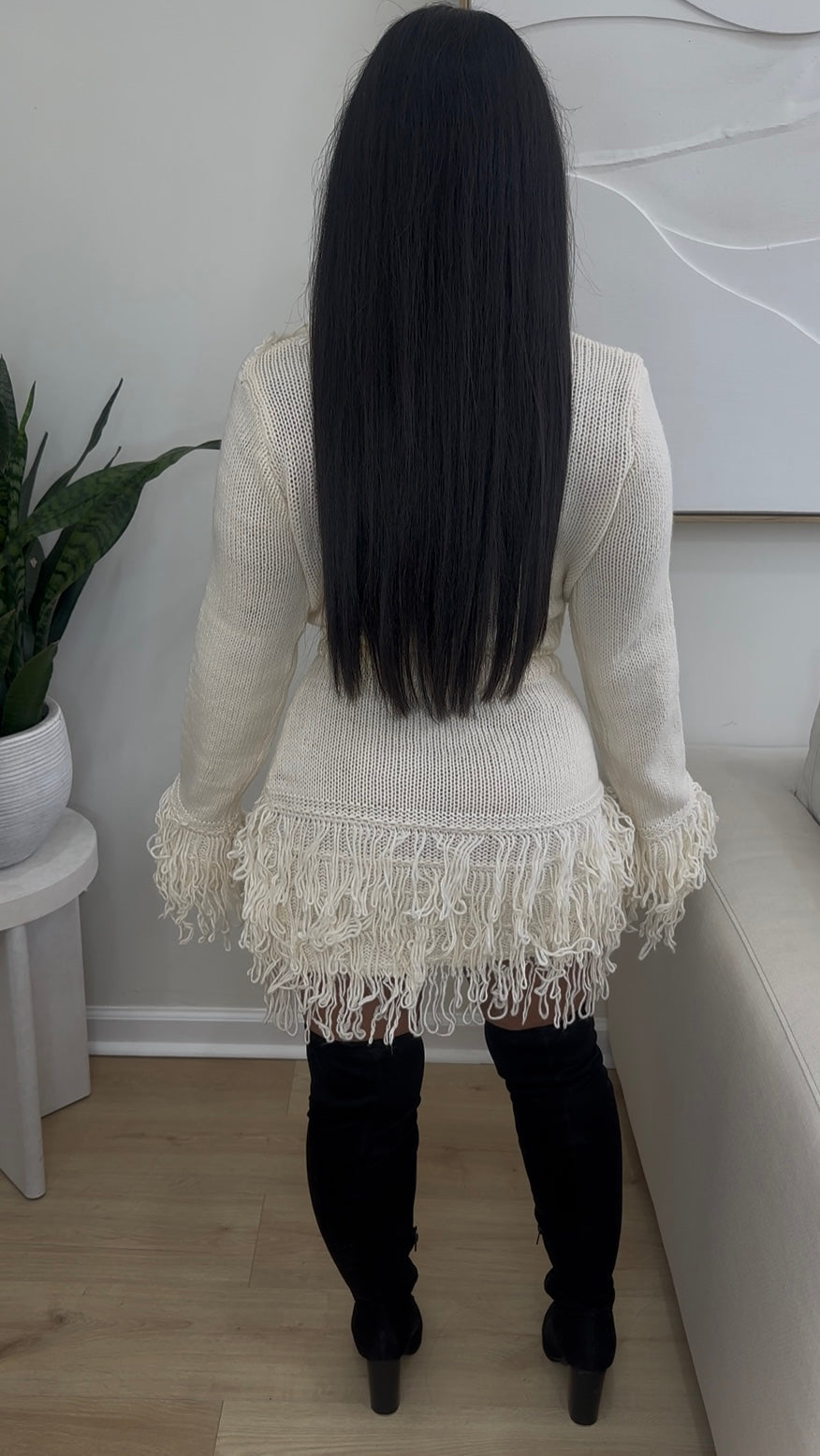 IRIS FRINGE SWEATER SET