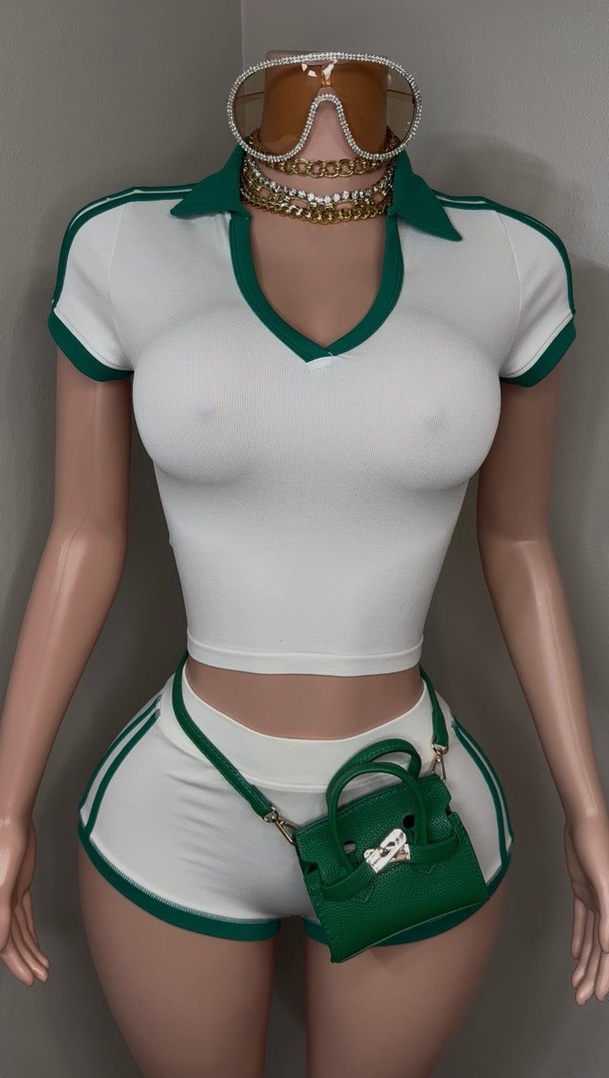 MIAMI THANG SHORT SET