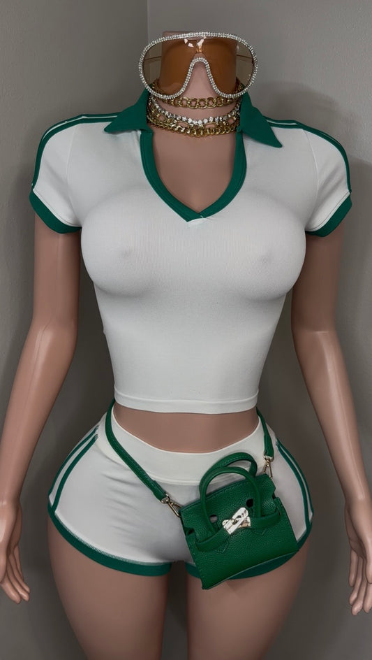 MIAMI THANG SHORT SET