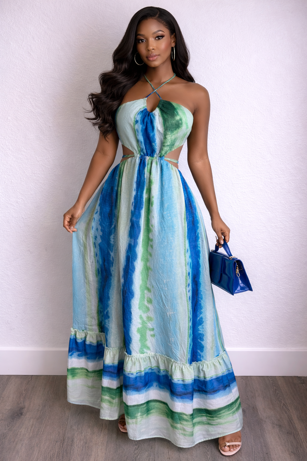 MALLORY DRESS |BLUE