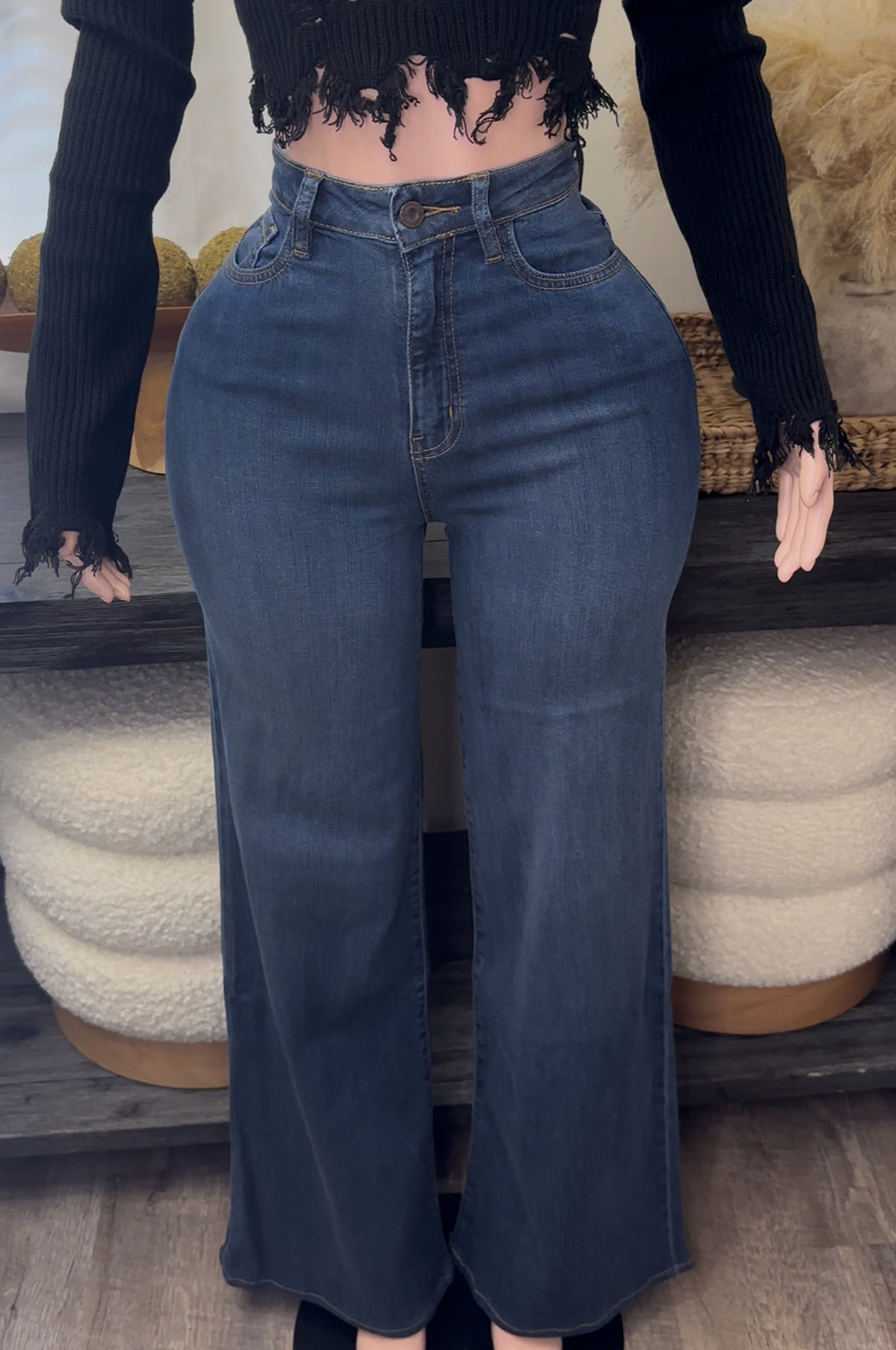 SHEILA HIGH WAIST WIDE LEG DENIM