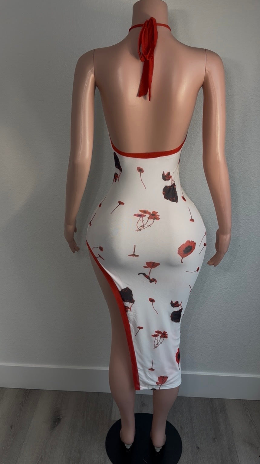 WHISPERING RED DRESS