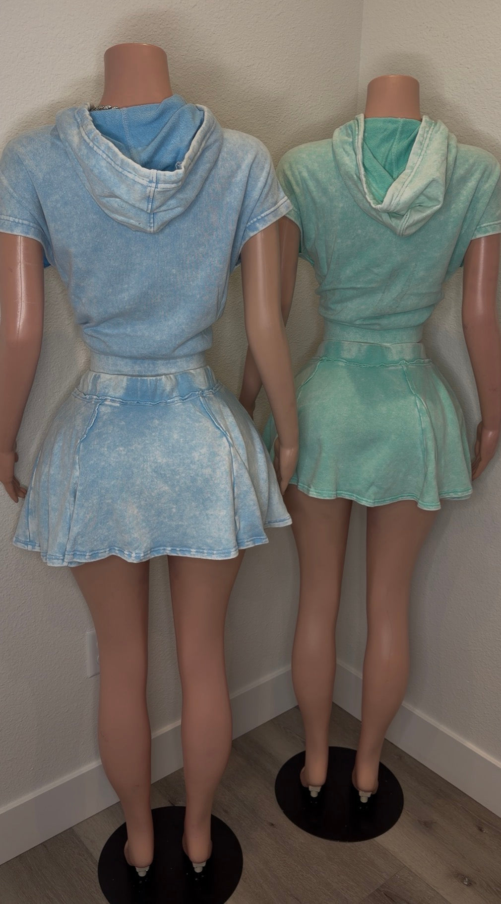 PEYTON ACID SKIRT SET | 2 COLORS