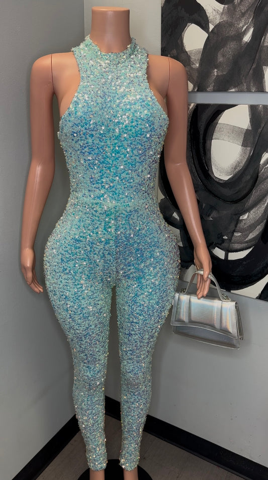 PARTY SEQUIN JUMPSUIT