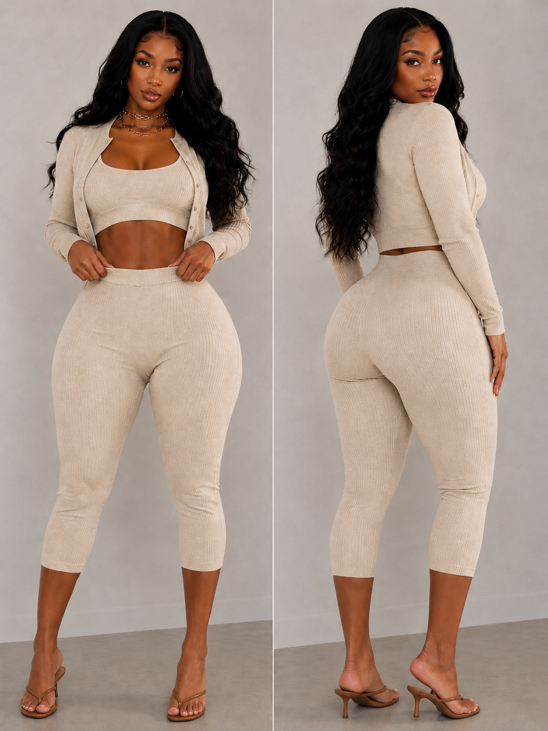 AZANI 3-PIECE SET | LT SAND