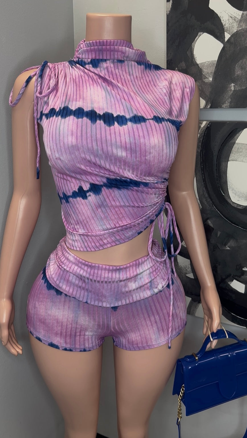 SWIRL TIE DYE SHORT SET