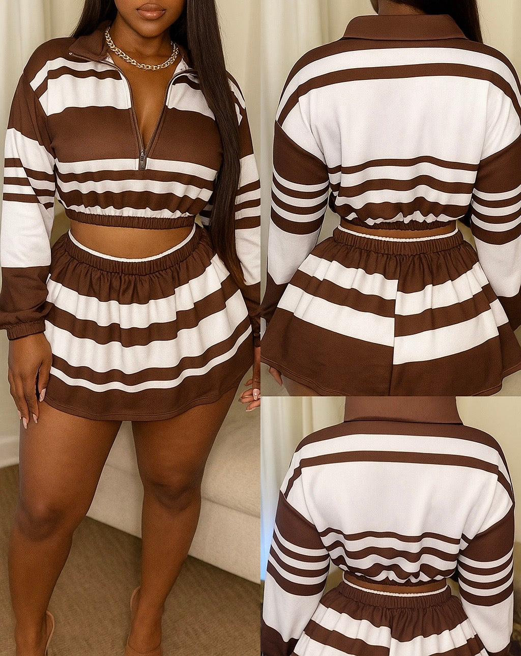 MOCHA SKIRT SET
