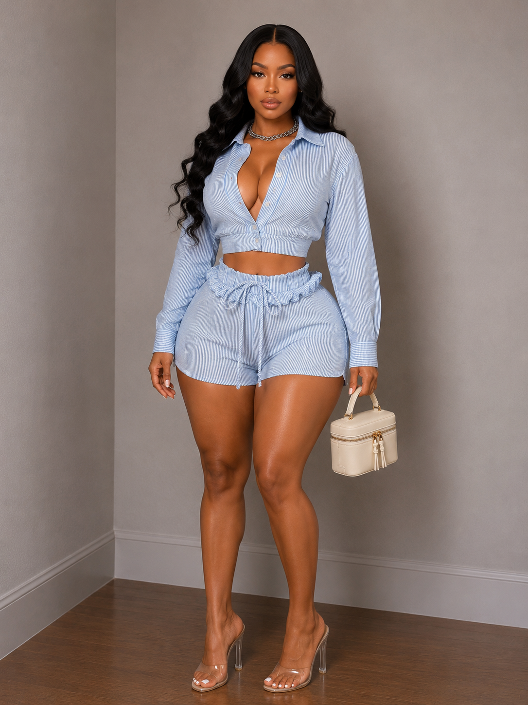PIN UP DOLL SHORT SET