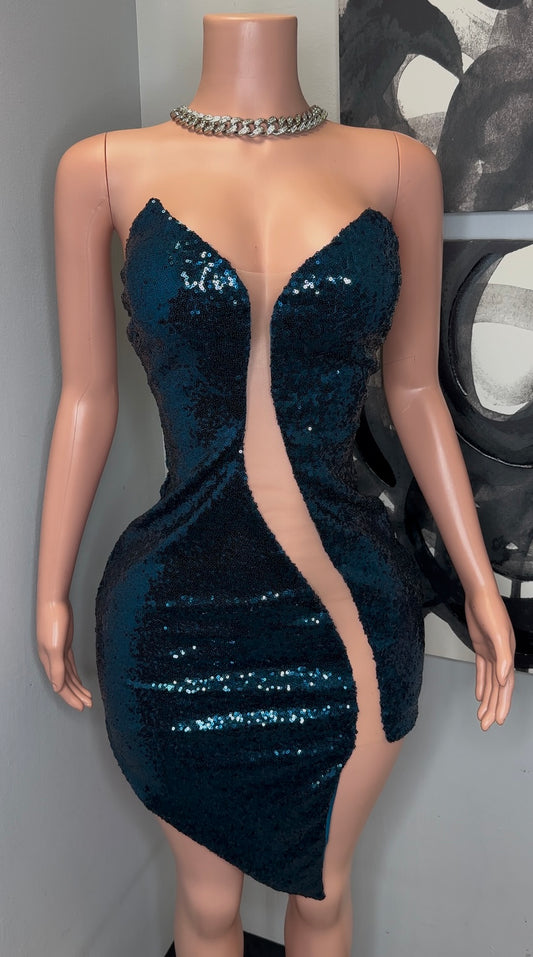 SEQUIN TUBE DRESS