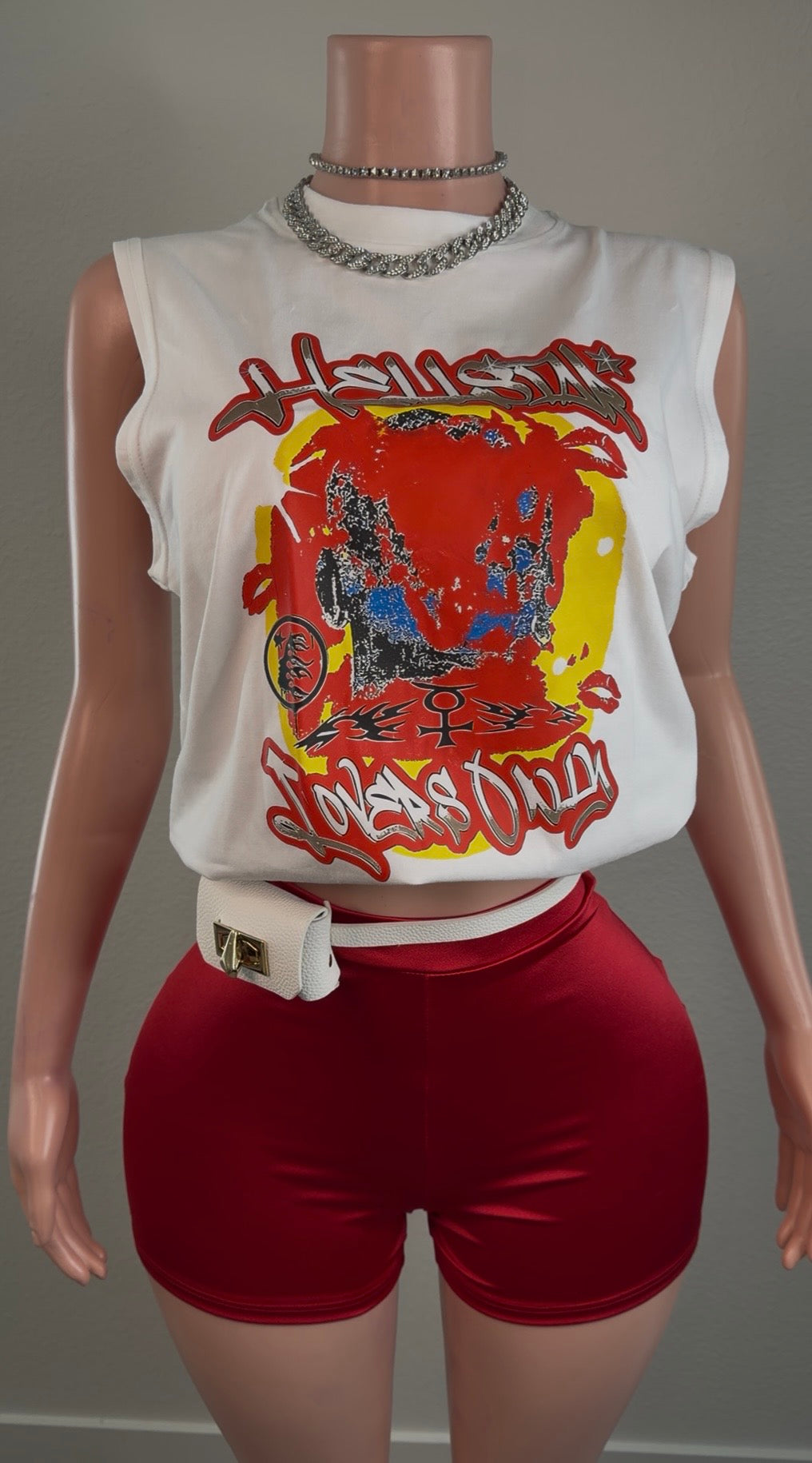 LOVERS ONLY GRAPHIC SHORT SET