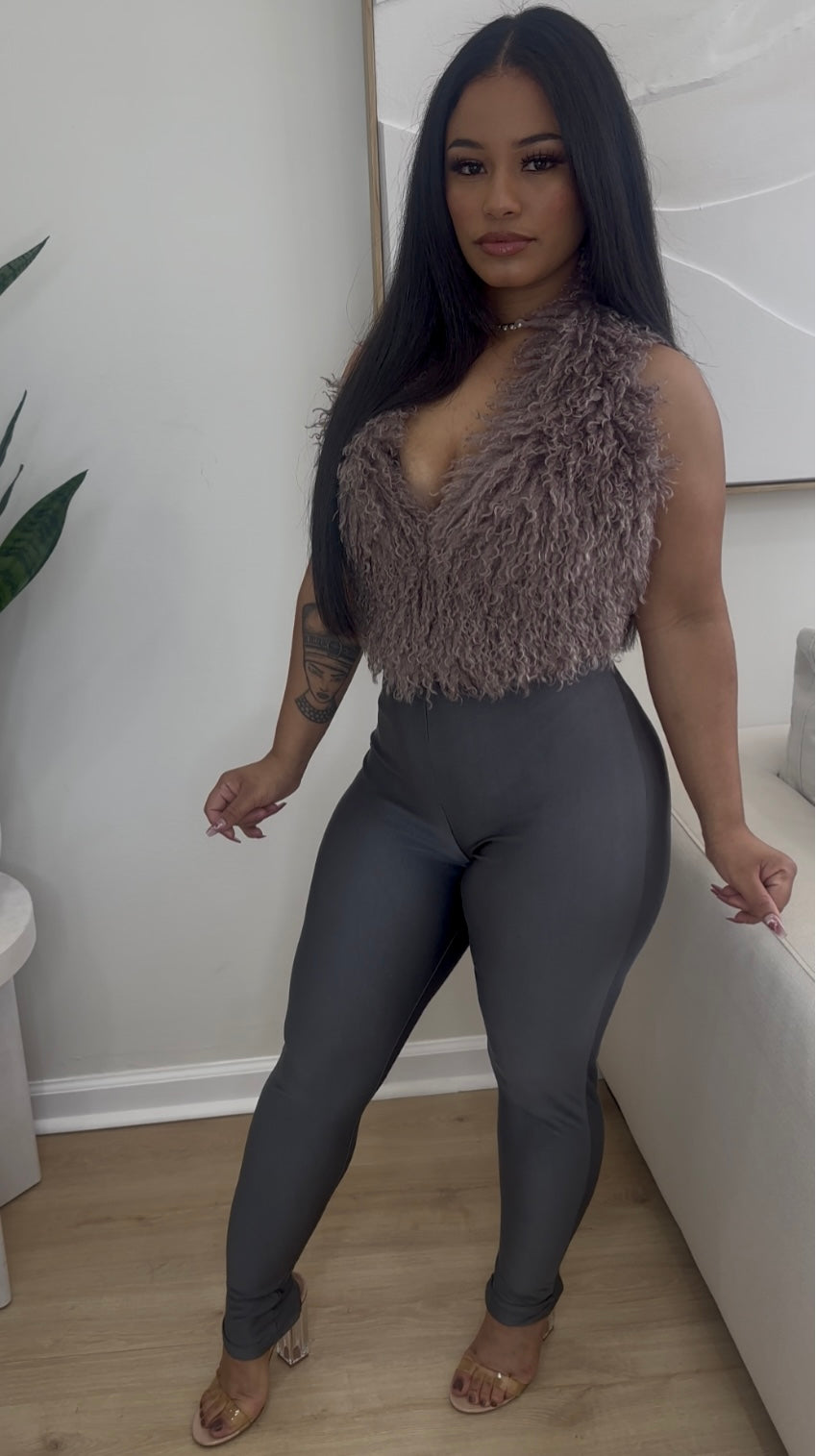 GRACIE FAUX FUR SET