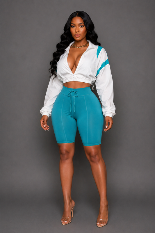 SELECTIVE BIKER SHORT SET |2 COLORS