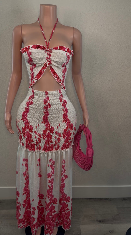 PETALS MAXI SUNDRESS