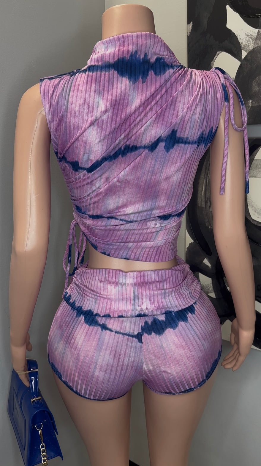 SWIRL TIE DYE SHORT SET
