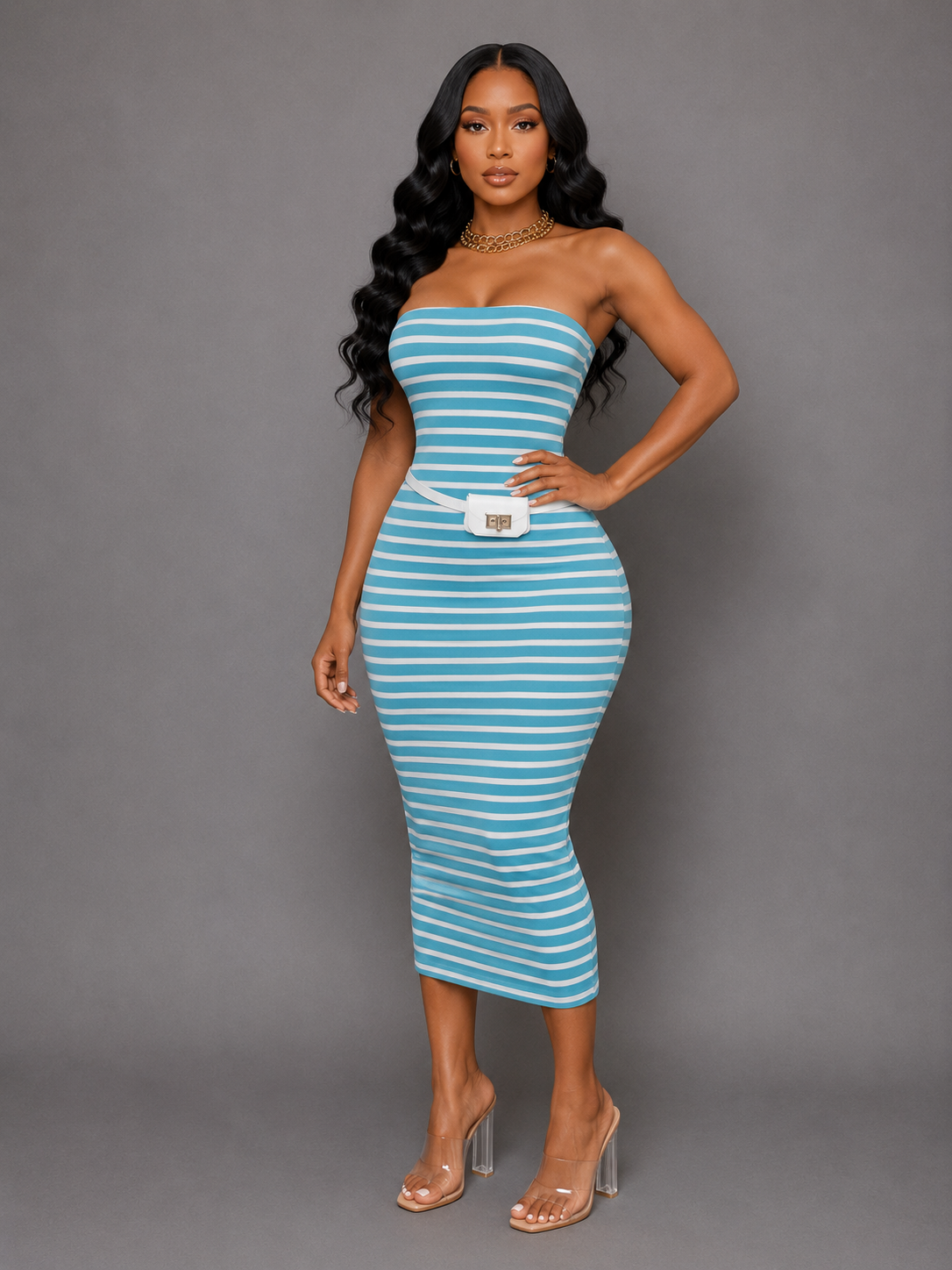 MOTION TUBE DRESS || 2 COLORS