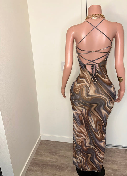 SWIRL DRESS
