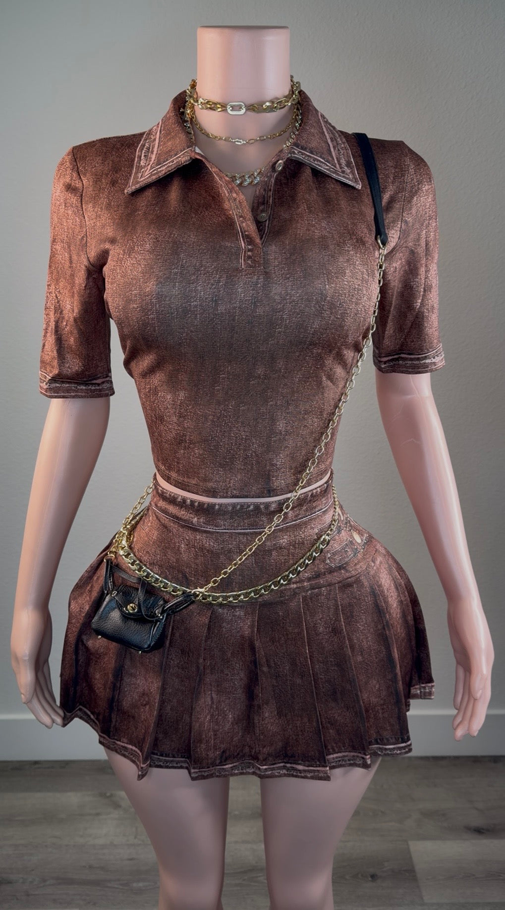 TEDDY GIRL SKIRT SET