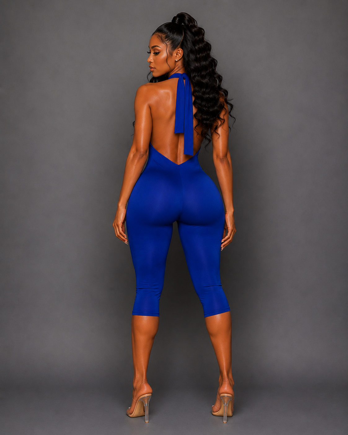 BLUE HUE ROMPER