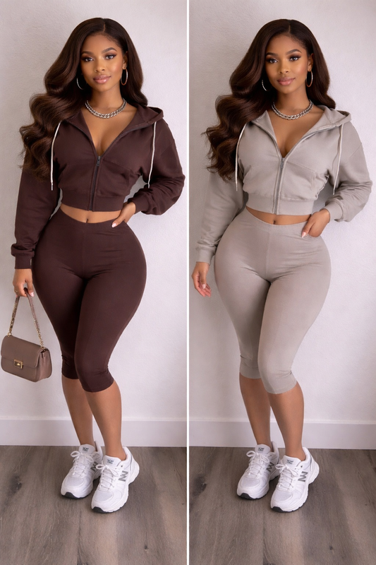 PRETTY AND PETTY CAPRI SET || 5 COLORS