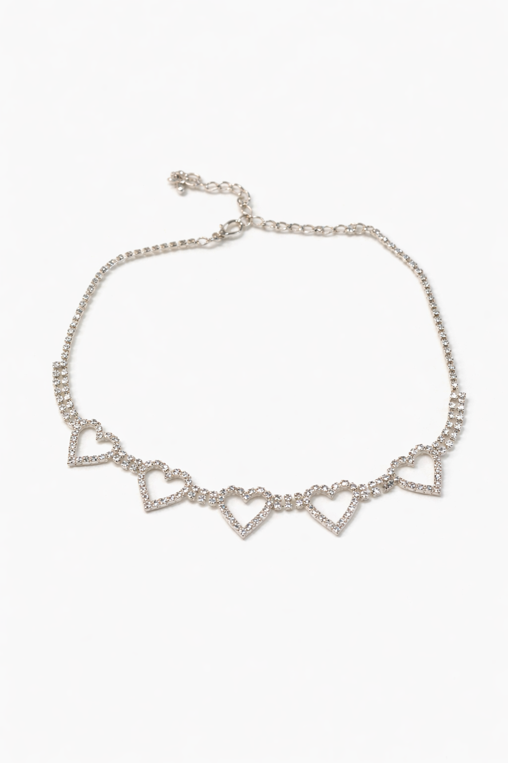 CHAIN OF HEARTS NECKLACE