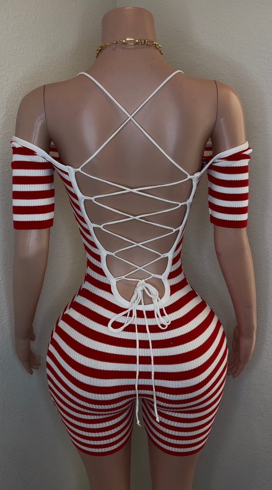 SWEET RED ROMPER