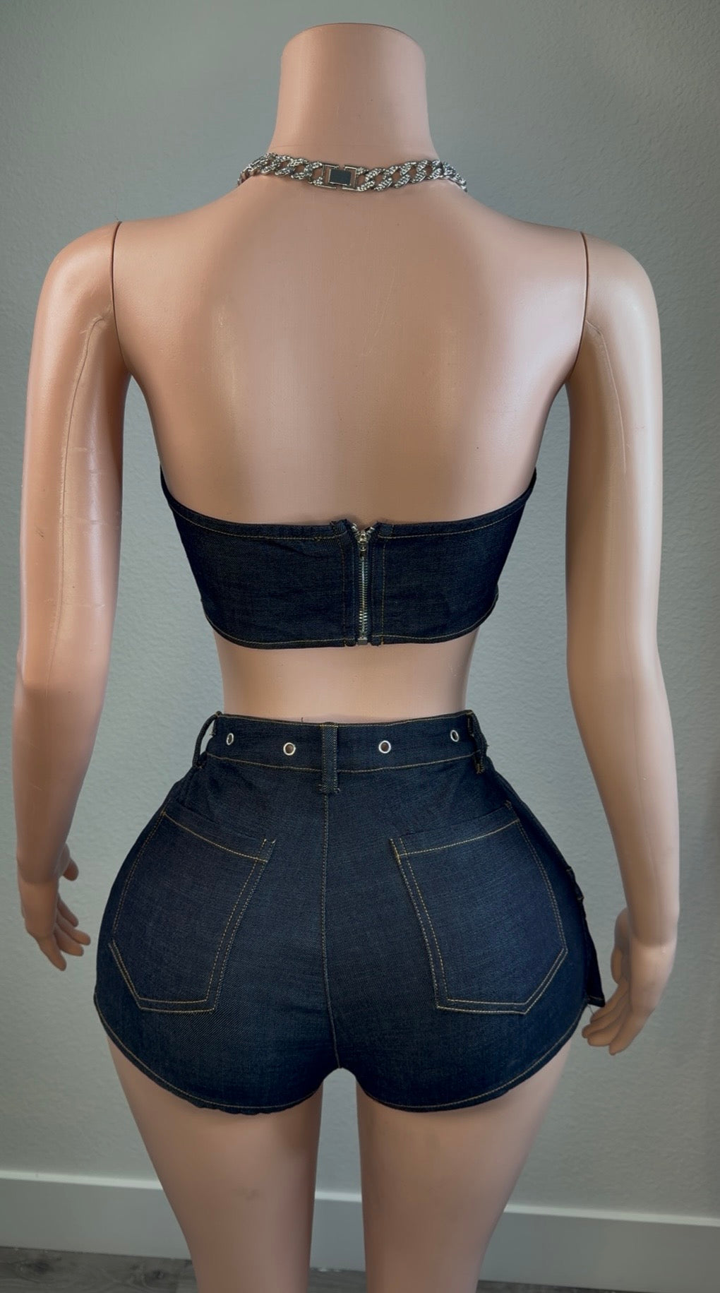 DENIM PARTY SET