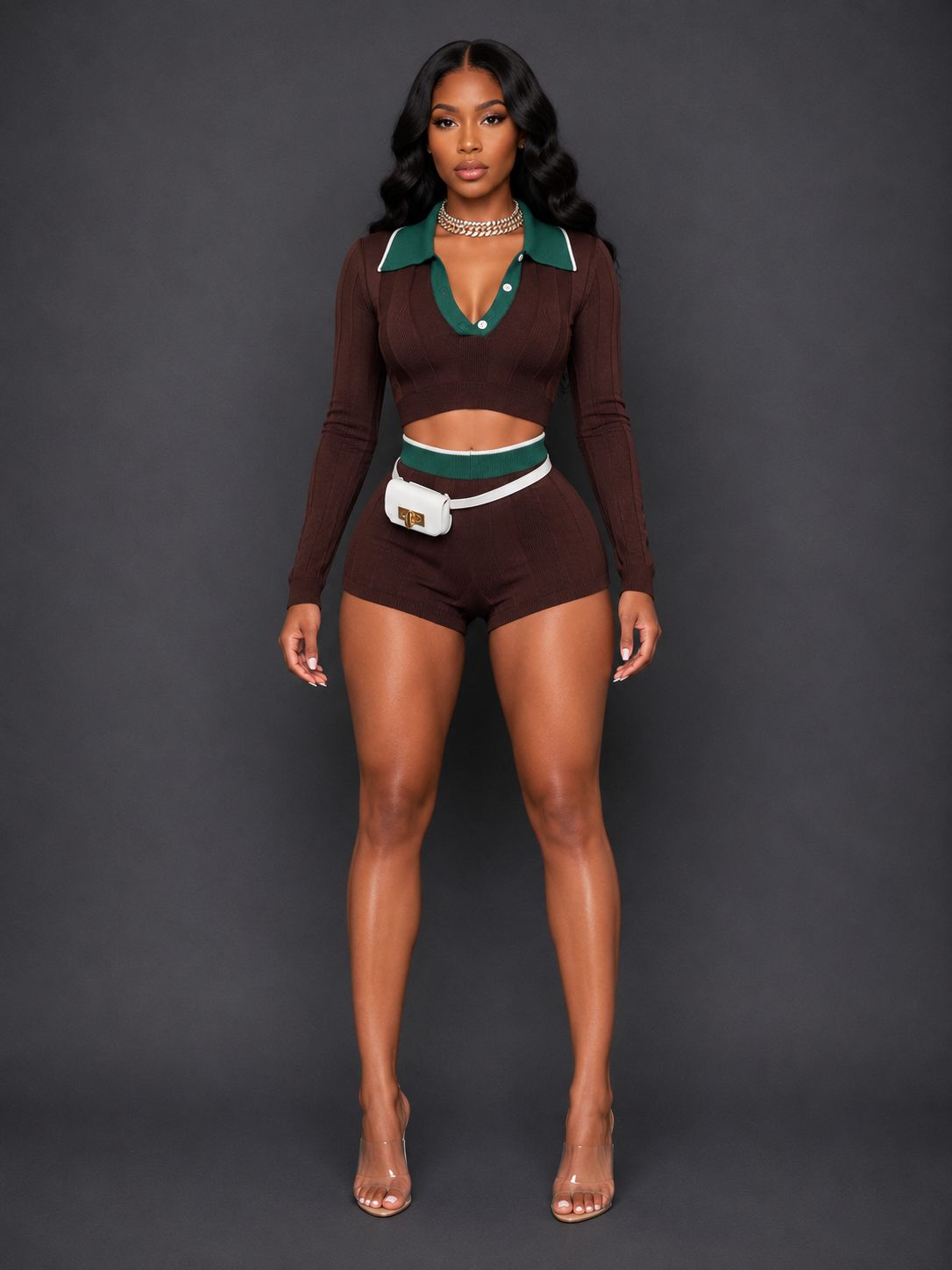 CHOCOLATE SUMMER SHORT SET