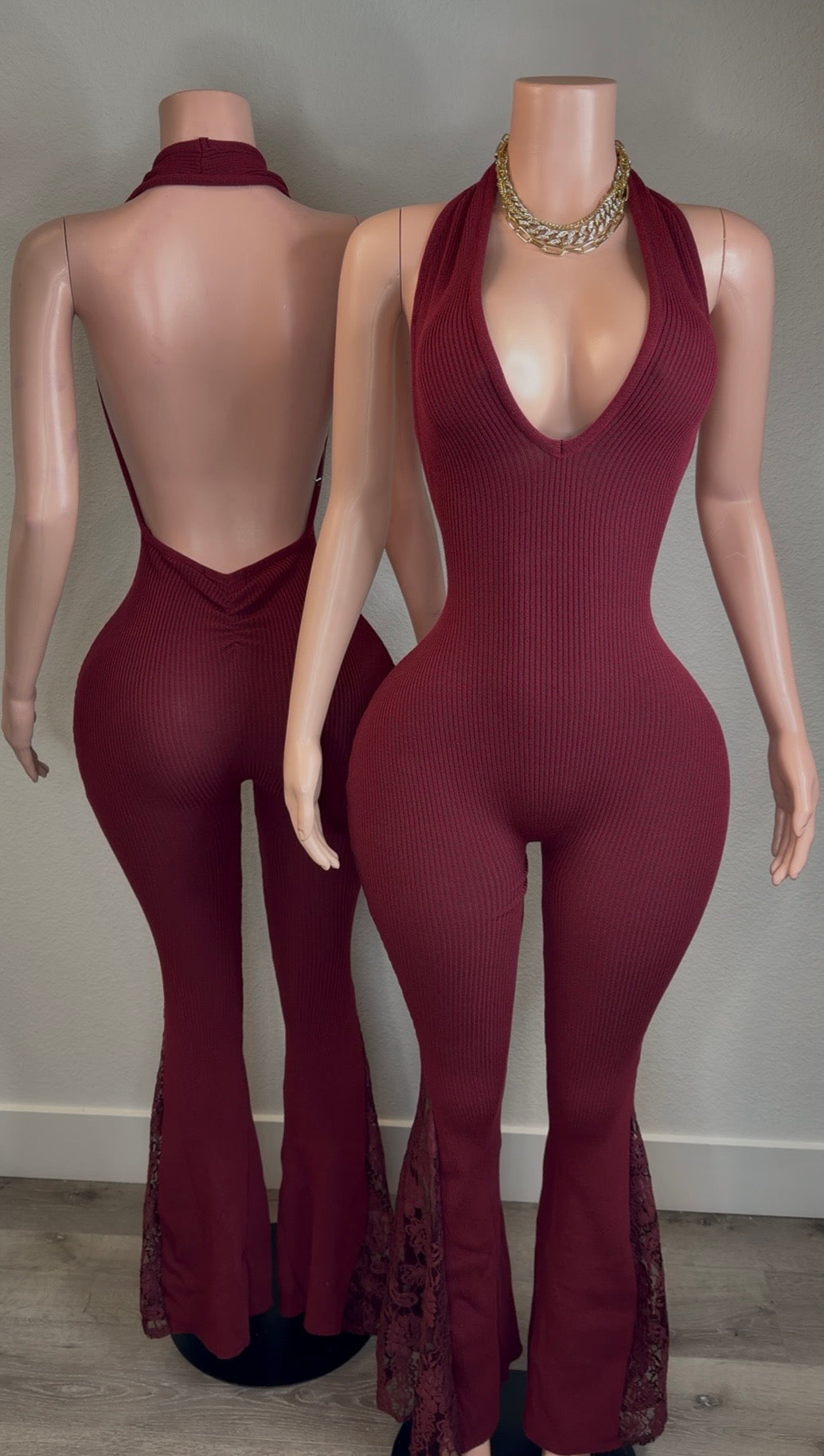 WINE ROMANCE JUMPSUIT