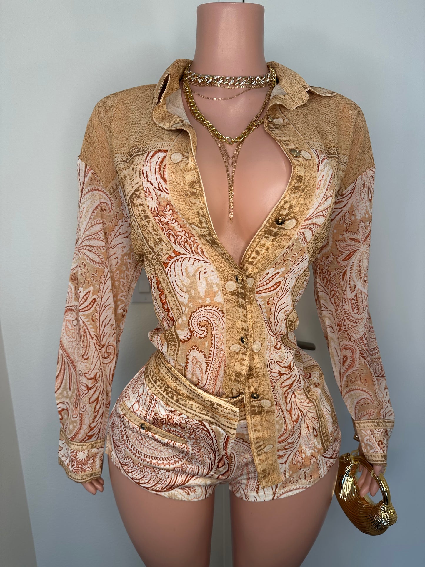 GOLDEN SHORT SET