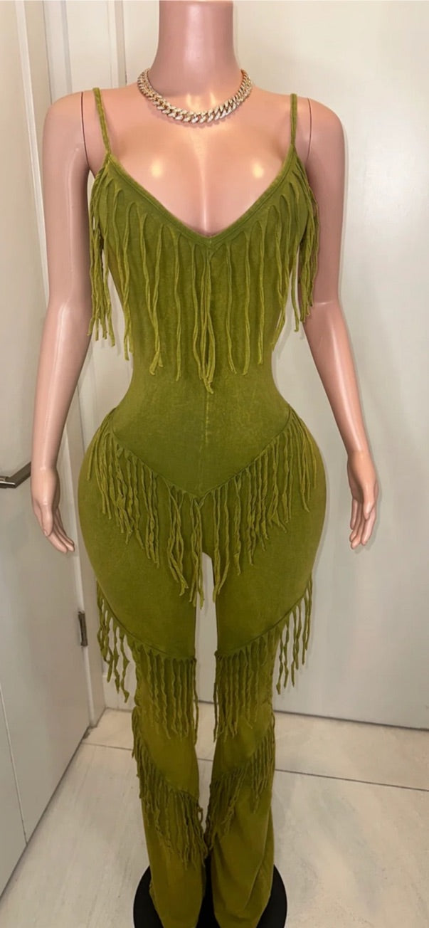 GIVING FRINGE JUMPSUIT